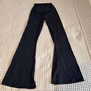 Sunzel Flare Leggings Crossover Yoga Pants with Tummy Medium Women's Black